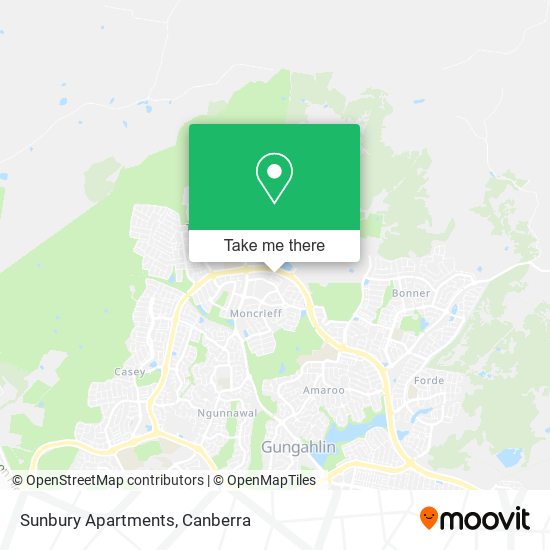 Sunbury Apartments map