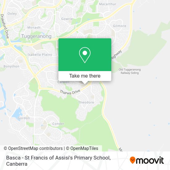 Basca - St Francis of Assisi's Primary School map
