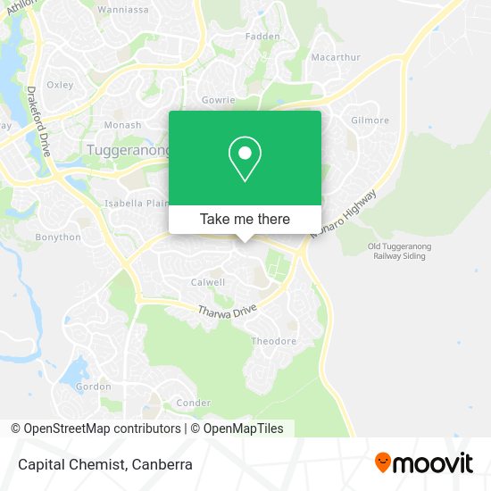 Capital Chemist map