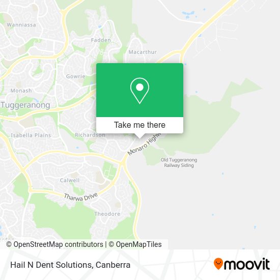 Hail N Dent Solutions map