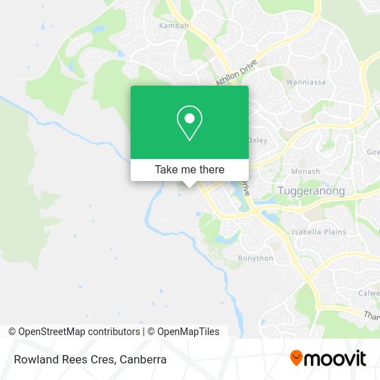 Rowland Rees Cres map