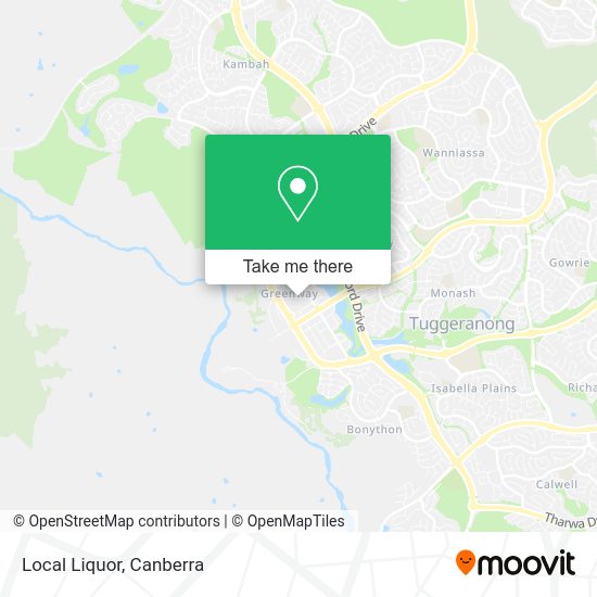 Local Liquor map