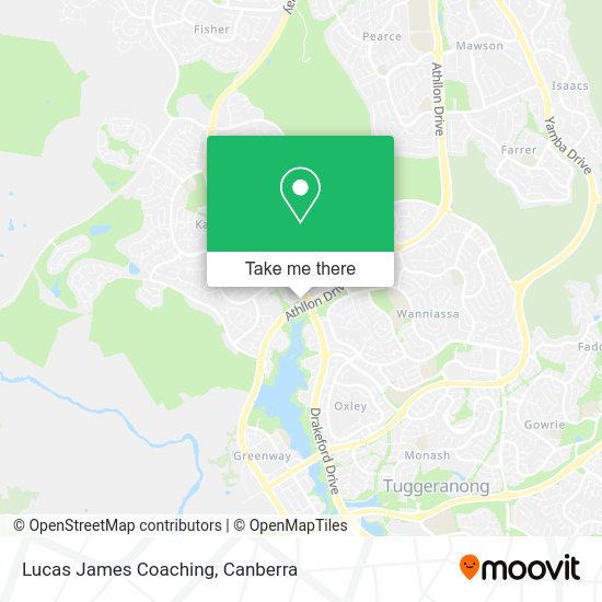Lucas James Coaching map