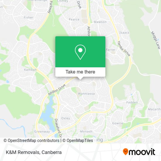 K&M Removals map