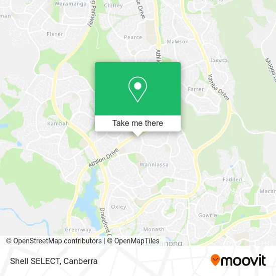 Shell SELECT map
