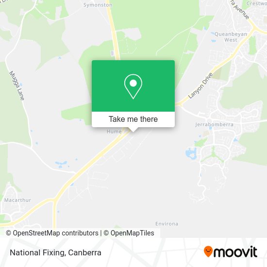 National Fixing map