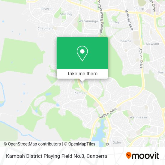 Kambah District Playing Field No.3 map