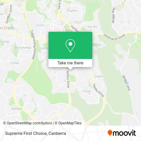 Supreme First Choice map