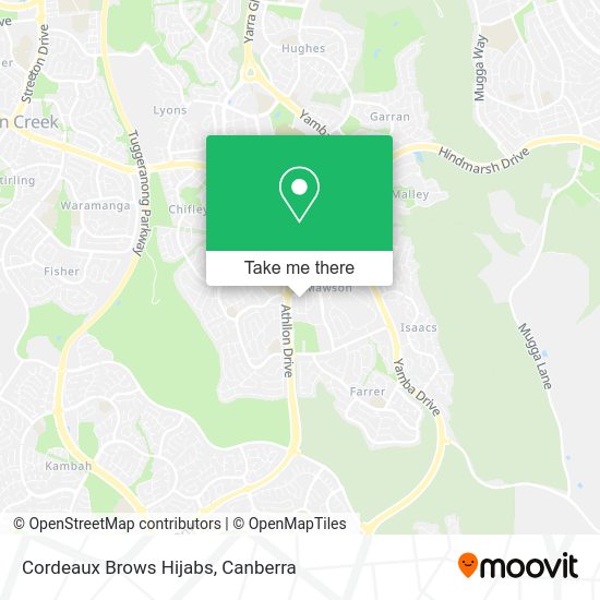 Cordeaux Brows Hijabs map