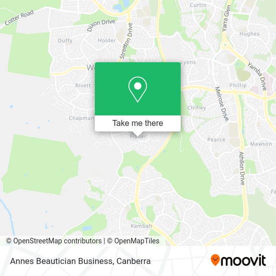 Annes Beautician Business map
