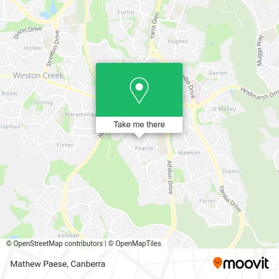 Mathew Paese map