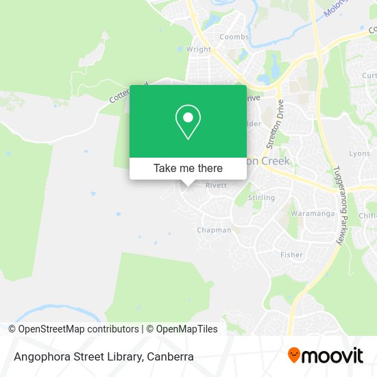 Angophora Street Library map