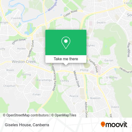 Giseles House map