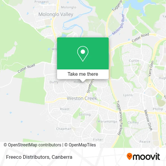 Mapa Freeco Distributors