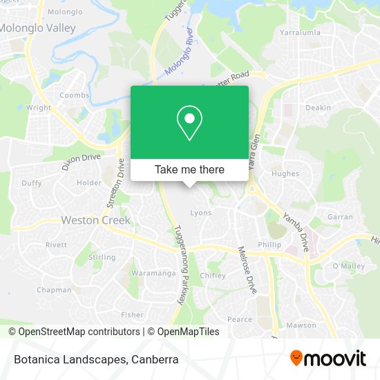 Botanica Landscapes map
