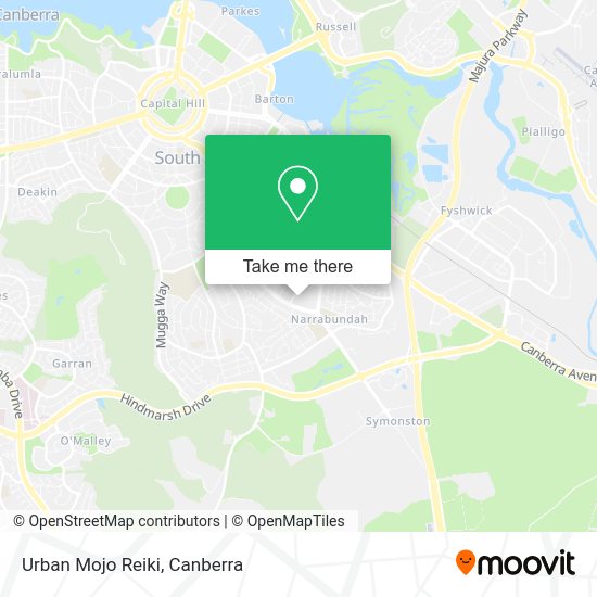 Urban Mojo Reiki map