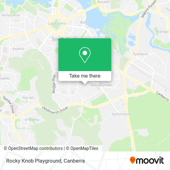 Rocky Knob Playground map