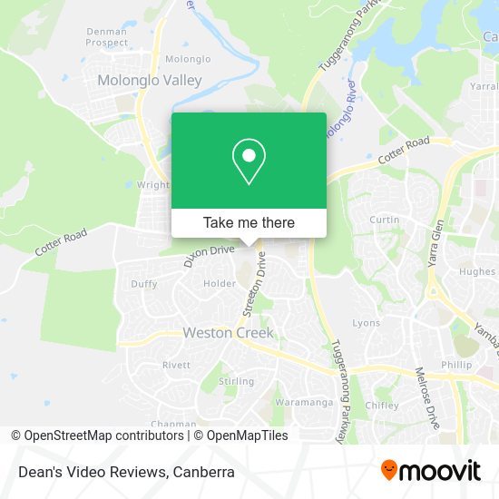 Dean's Video Reviews map