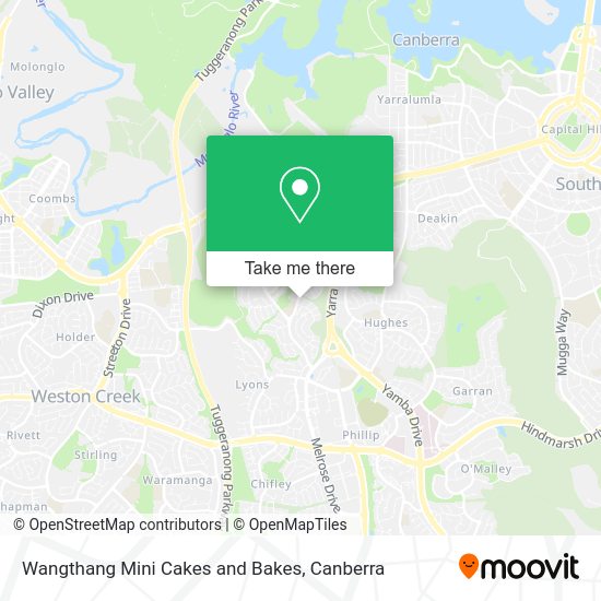 Wangthang Mini Cakes and Bakes map