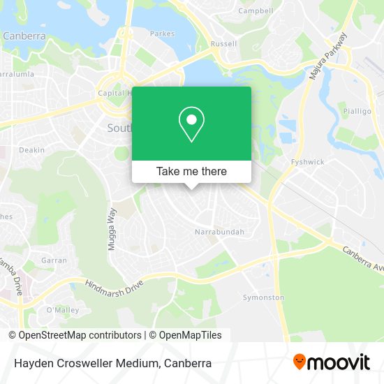 Hayden Crosweller Medium map