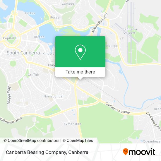 Canberra Bearing Company map