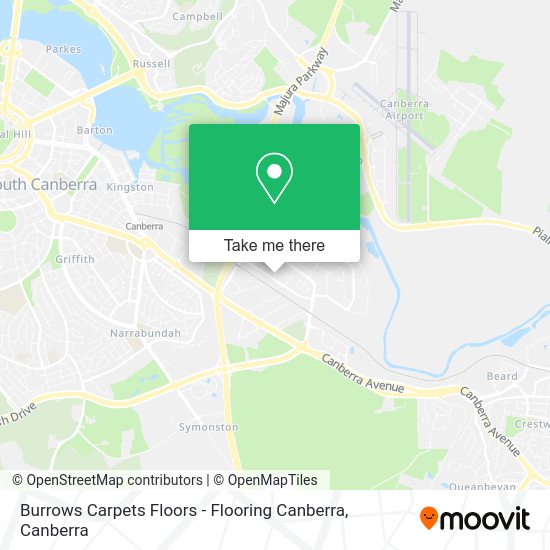 Burrows Carpets Floors - Flooring Canberra map