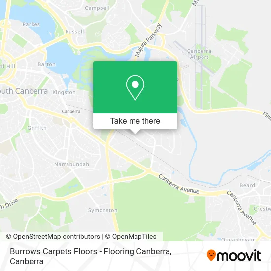 Burrows Carpets Floors - Flooring Canberra map