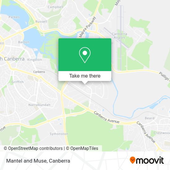 Mantel and Muse map