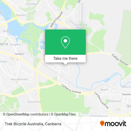 Trek Bicycle Australia map