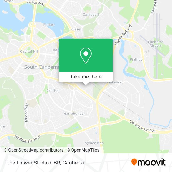The Flower Studio CBR map