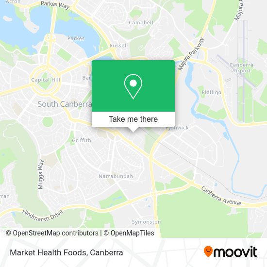 Market Health Foods map
