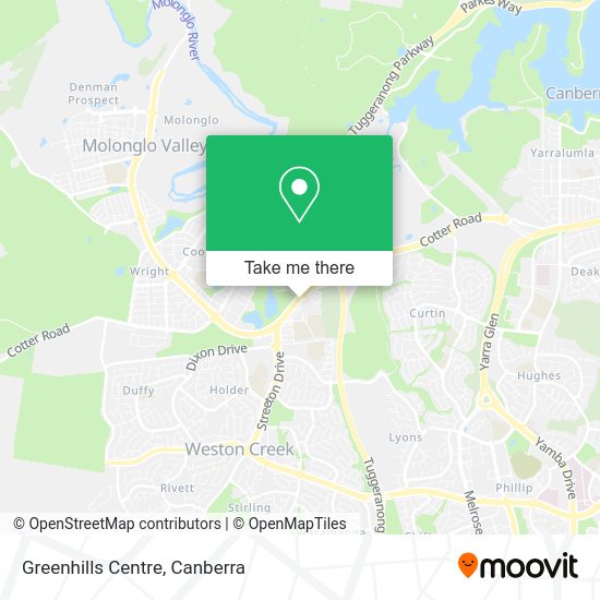 Greenhills Centre map