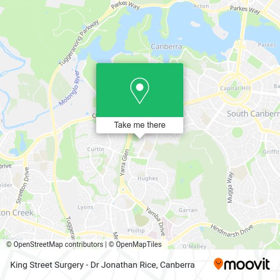 King Street Surgery - Dr Jonathan Rice map