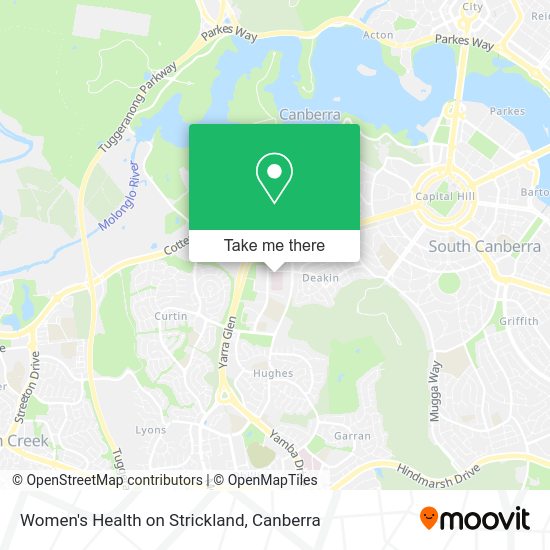 Women's Health on Strickland map