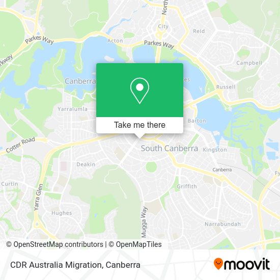 CDR Australia Migration map