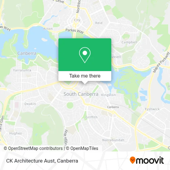 Mapa CK Architecture Aust