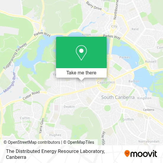 Mapa The Distributed Energy Resource Laboratory