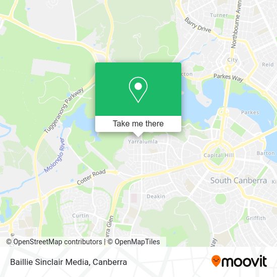 Baillie Sinclair Media map