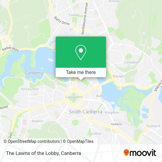 The Lawns of the Lobby map