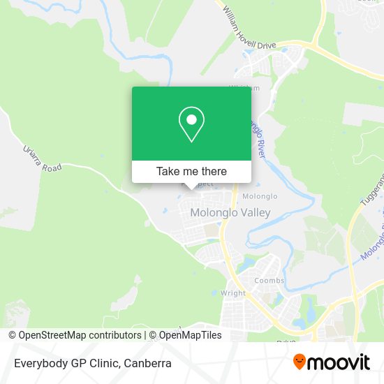 Everybody GP Clinic map