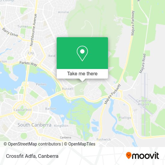 Crossfit Adfa map