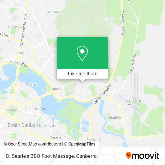 D. Searle's BBQ Foot Massage map