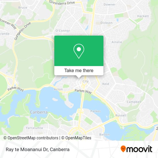Ray te Moananui Dr map