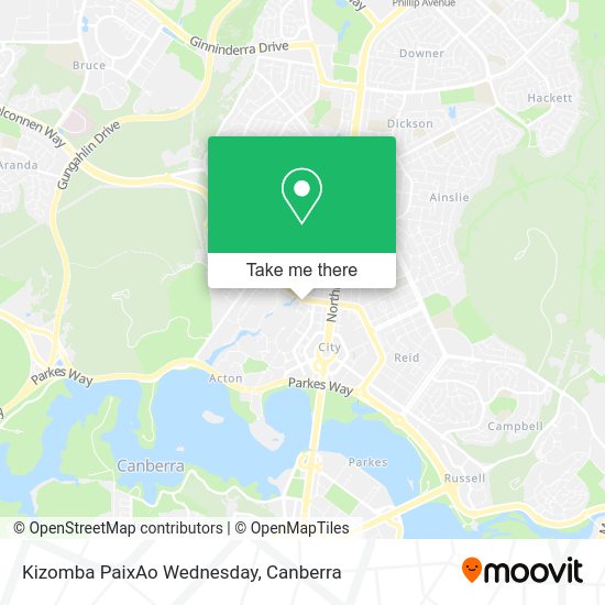 Kizomba PaixAo Wednesday map