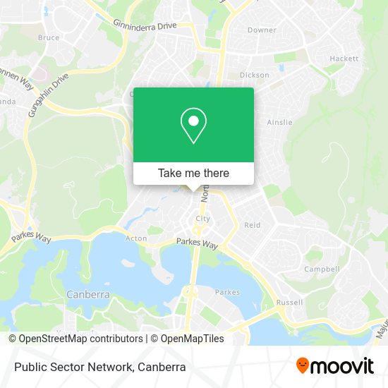 Public Sector Network map