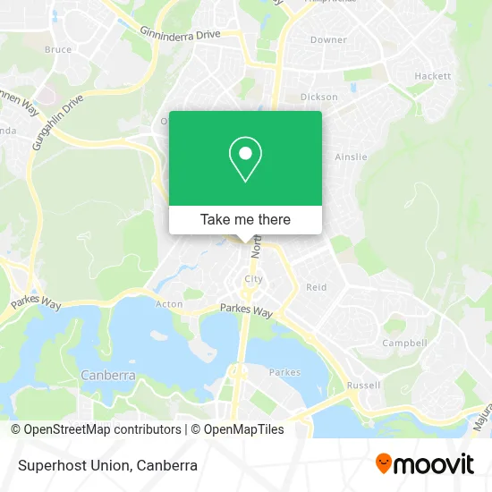 Mapa Superhost Union