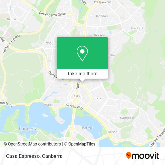 Casa Espresso map