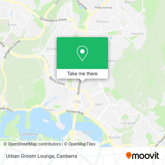 Urban Groom Lounge map