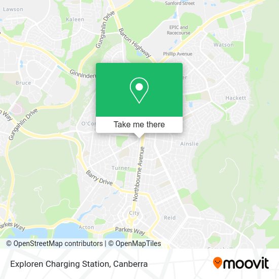 Exploren Charging Station map
