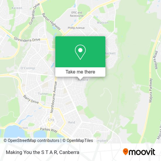 Making You the S T A R map